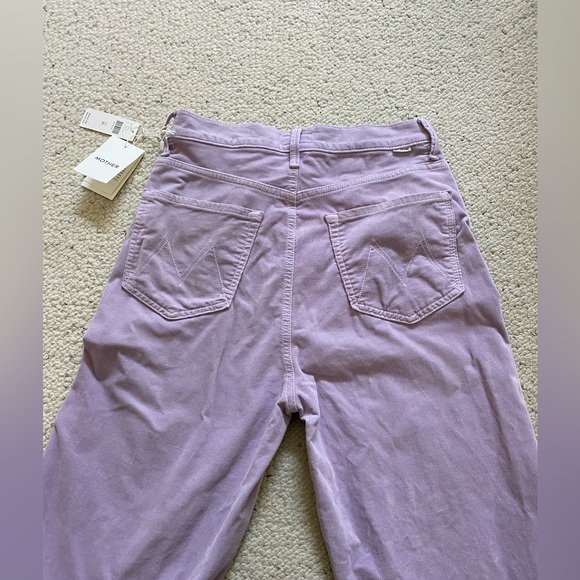 Brand new MOTHER The Tunnel Vision Sneak High-Rise Straight Corduroy Jeans (NWT) - Picture 4 of 16